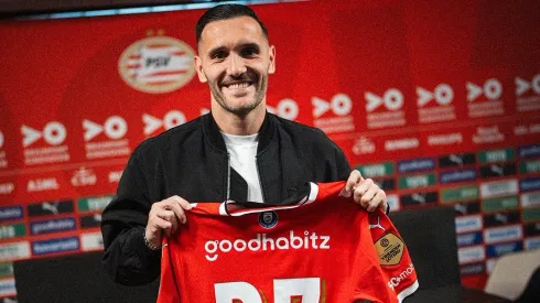Lucas Pérez, reforço do PSV. Foto: PSV