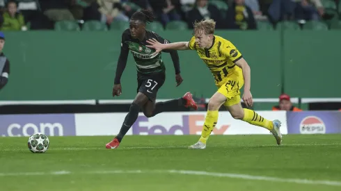 Geovany Quenda vai cumprir o jogo 50 em Barcelos. Foto: Getty Images.