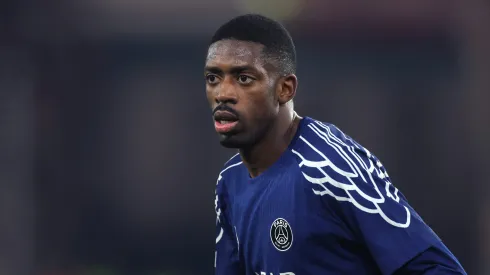 Ousmane Dembélé marcou pelo PSG. Foto: Getty Images