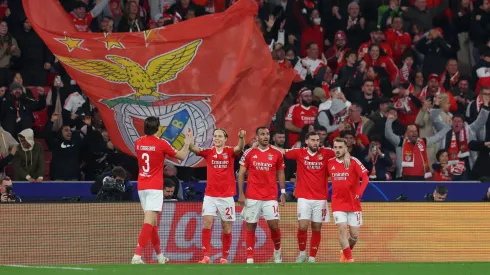 Benfica prepara jogo com Barcelona. Foto: Getty Images