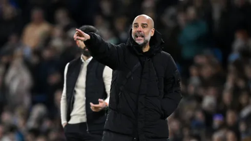Pep Guardiola, treinador do Manchester City. Foto: Getty Images