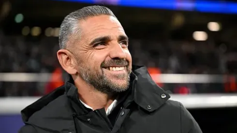 Rui Borges esteve na conferência de imprensa de antevisão ao Sporting x Famalicão. Foto: Getty