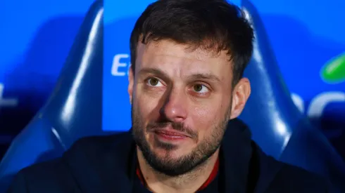 Martín Anselmi esteve na conferência de imprensa de antevisão ao Arouca x FC Porto. Foto: Getty