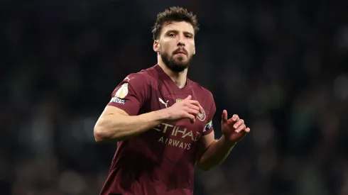 Rúben Dias, o "patrão" da defesa do Manchester City. Foto: Getty