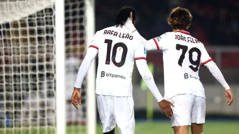 Rafael Leão e João Félix, jogadores do AC Milan e os "novos alvos" de Antonio Cassano. Foto: Getty