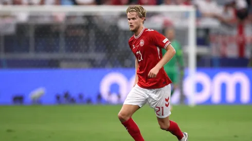 Morten Hjulmand, internacional dinamarquês. Foto: Getty Images