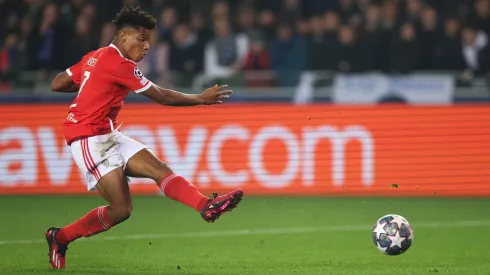 David Neres em ação com o Benfica. Foto: Getty