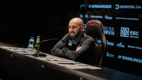 José Faria fez a antevisão do jogo contra o Sporting. Foto: Estrela da Amadora