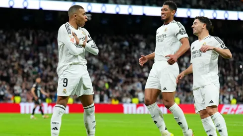 Mbappé bisou no triunfo do Real Madrid ante o Leganés. Foto: Getty Images.