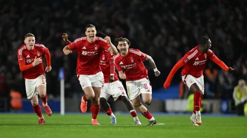 Nottingham Forest nas meias-finais da Taça de Inglaterra. Foto: Getty Images