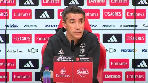 Bruno Lage antevê Benfica x Farense em conferência de imprensa. Foto: SL Benfica