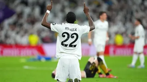 Antonio Rudiger fez o golo do empate do Real Madrid sobre a Real Sociedad. Foto: Getty Images