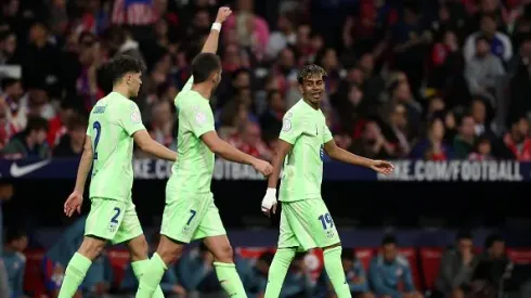 Ferran Torres e Lamine Yamal participaram do golo do Barcelona. Foto: Getty Images