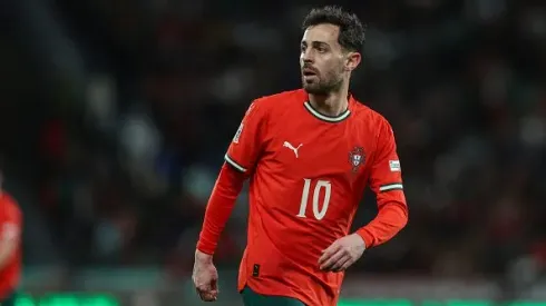 Bernardo Silva em ação pela Seleção de Portugal na Nations League. Foto: Getty Images