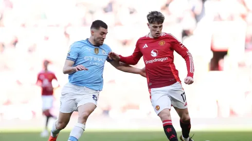 Manchester United e Manchester City empatam. Foto: Getty Images