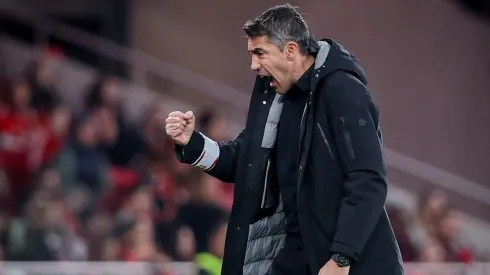 Bruno Lage na vitória do Benfica. Foto: SL Benfica