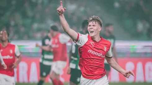 Afonso Patrão, avançado do SC Braga com apenas 18 anos, deu um ponto à sua equipa. Foto: SCB