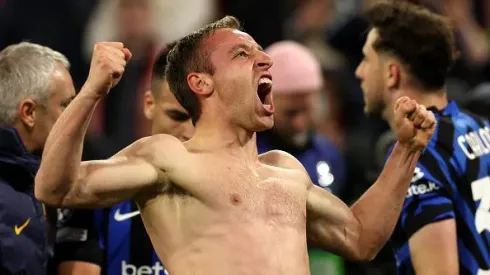Frattesi marcou o golo da vitória da Inter sobre o Bayern. Foto: Getty Images