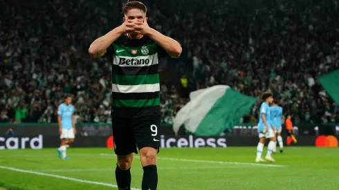 Viktor Gyokeres, goleador do Sporting. Foto: Getty