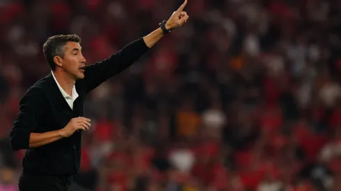 Bruno Lage está neste momento no primeiro lugar do campeonato, com o Benfica. Foto: Getty