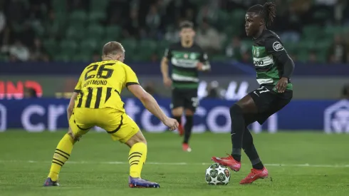 Geovany Quenda tem brilhado ao serviço do Sporting. Foto: Getty Images.