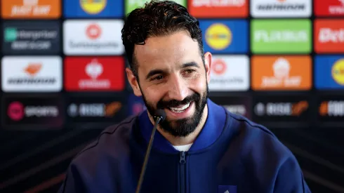 Ruben Amorim antevê Lyon x Manchester United na Europa League. Foto: Alex Livesey/Getty Images.