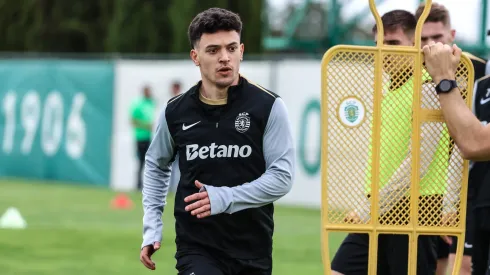 Pedro Gonçalves será um dos jogadores em foco no Santa Clara x Sporting, com o seu provável regresso aos jogos. Foto: SCP