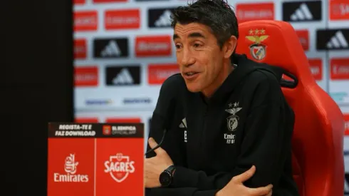 Bruno Lage perspetivou a receção do Benfica ao Arouca. Foto: SL Benfica.