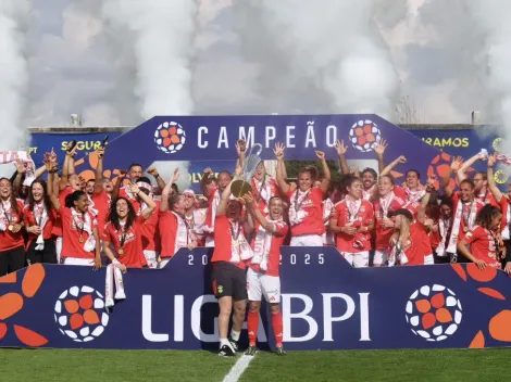 Benfica vence Valadares Gaia e sagra-se pentacampeão no futebol feminino