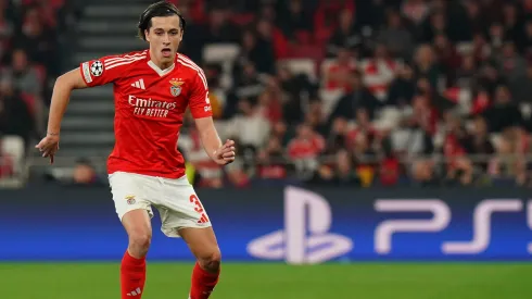 Álvaro Carreras reagiu ao Benfica x Arouca. Foto: Gualter Fatia/Getty Images.