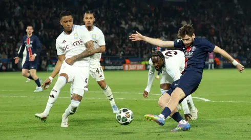 Aston Villa e PSG defrontam-se na Champions League. Foto: Getty Images