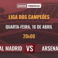 Prognóstico Real Madrid vs Arsenal – Liga dos Campeões – 16/04/2025