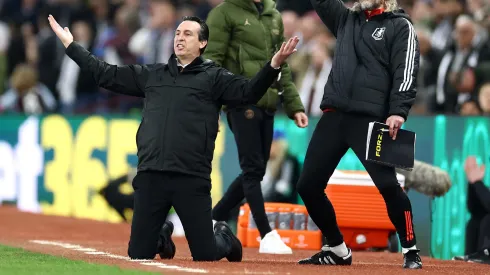 Unai Emery deu 'espetáculo' fora das quatro linhas, com as suas diversas reações durante o jogo. Foto: Getty