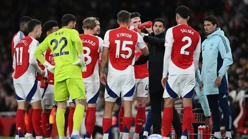 Arsenal, de Mikel Arteta, terá desafio contra o Real Madrid. Foto: Getty Images