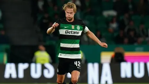 Morten Hjulmand, capitão do Sporting. Foto: Getty Images