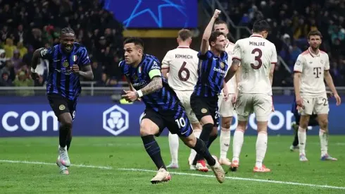 Lautaro Martínez brilhou marcando o primeiro golo da Inter contra o Bayern. Foto: Getty Images