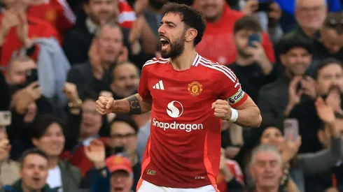 Bruno Fernandes será um dos jogadores em foco no Manchester United x Wolverhampton. Foto: Getty