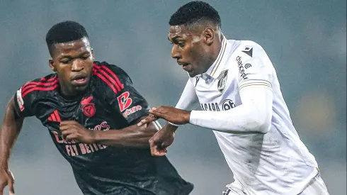 Florentino amarelado no Vitória SC x Benfica. Foto: Liga Portugal