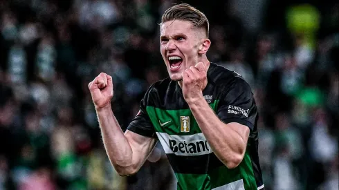 Viktor Gyokeres fez hat-trick pelo Sporting. Foto: Liga Portugal