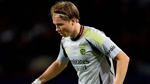 Andreas Schjelderup será um dos jogadores em foco no Benfica x Tirsense. Foto: Getty