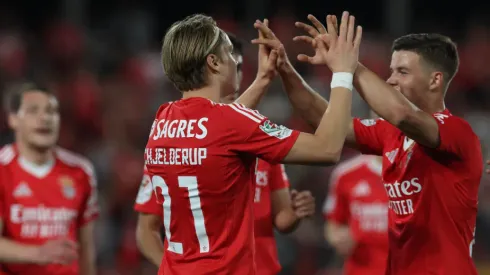 Andreas Schjelderup deverá ser titular na Taça de Portugal. Foto: SL Benfica