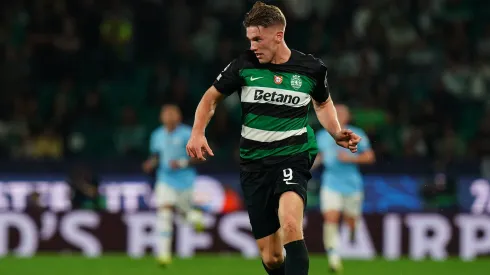 Gyokeres, avançado do Sporting, é alvo do Arsenal. Foto: Gualter Fatia/Getty Images.