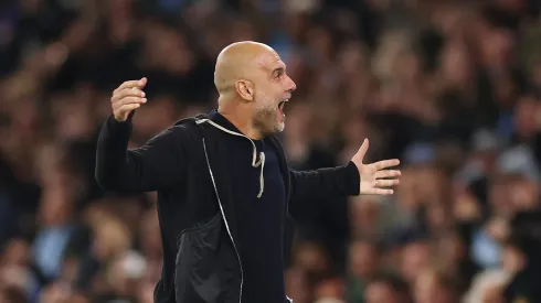 Pep Guardiola, treinador do Manchester City. Foto: Getty Images