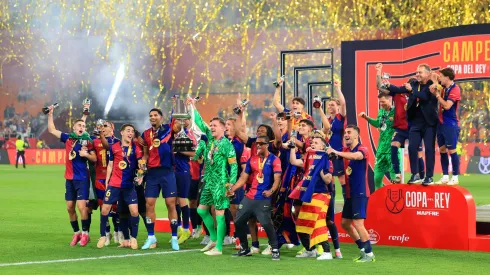 Barcelona conquistou a Taça do Rei frente ao Real Madrid. Foto: Getty Images.