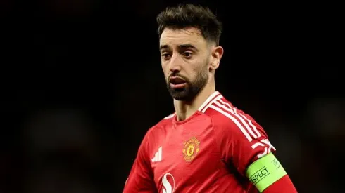 Bruno Fernandes, capitão do Manchester United. Foto: Getty Images