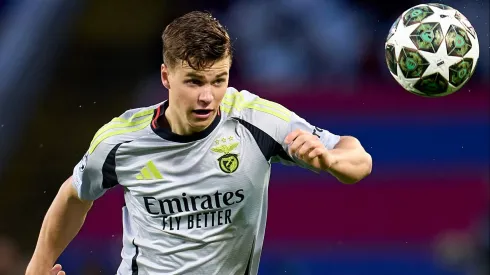 Samuel Dahl em ação pelo Benfica. Foto: Getty Images