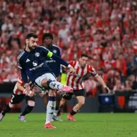 Manchester United derruba o Athletic Bilbao com bis de Bruno Fernandes e aproxima-se da final da Europa League