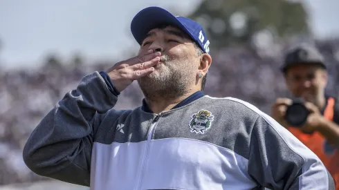 Diego Armando Maradona, antiga lenda argentina e um dos melhores jogadores de sempre. Foto: Getty