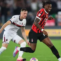 Milan, com Rafael Leão, perde final da Taça com o Bolonha e falha segundo troféu