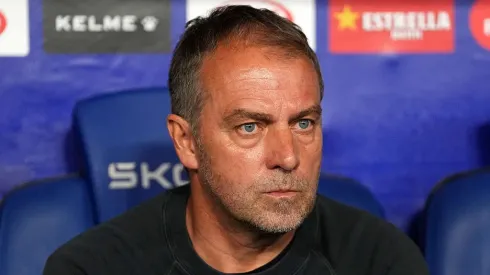 Hansi Flick em Espanhol x Barcelona de La Liga. Foto: Getty Images